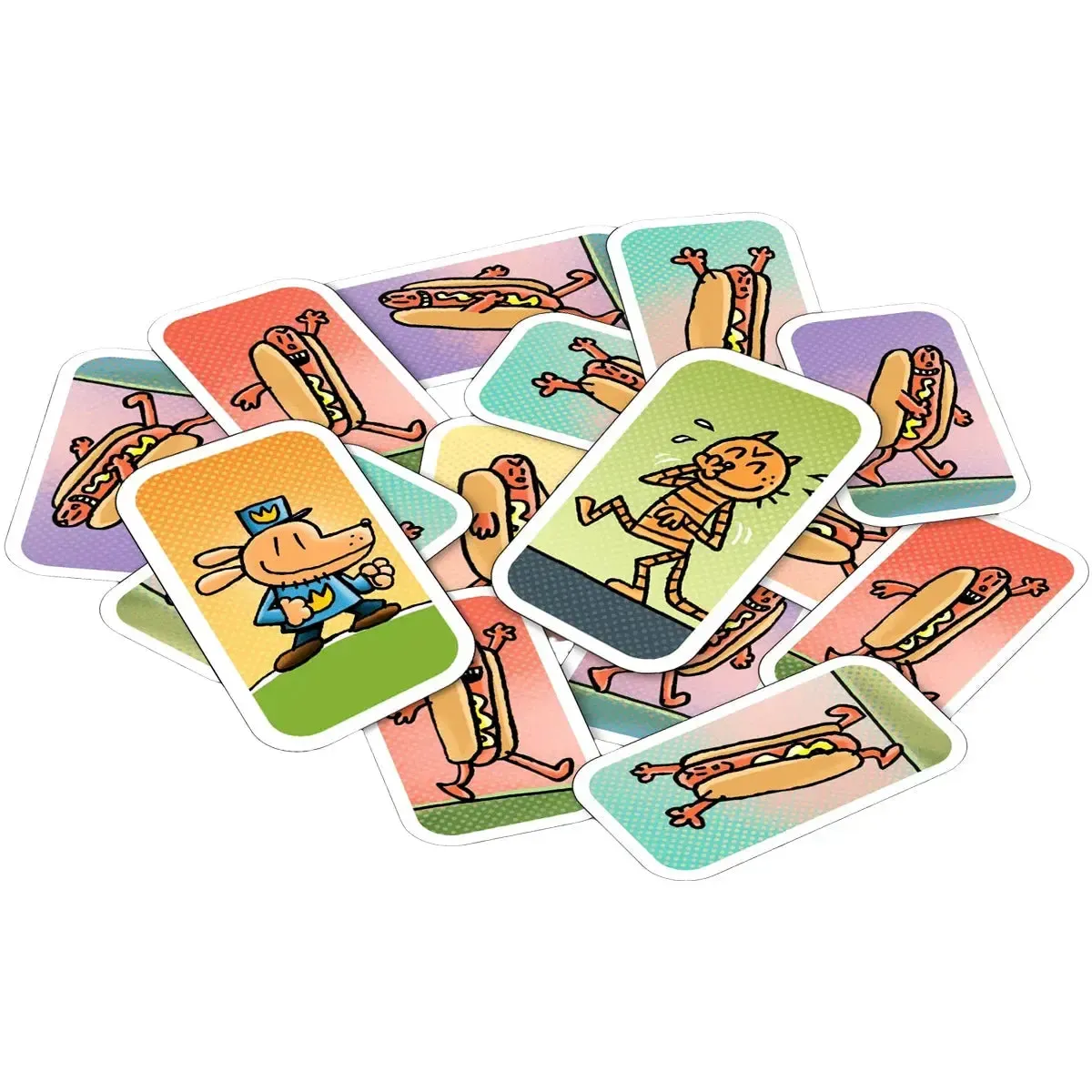 Dog Man: The Hot Dog Card Game - Competitive Cartoon Card Game for Family and Children (2-4 Players, Age 5+) - University Games - Image 5