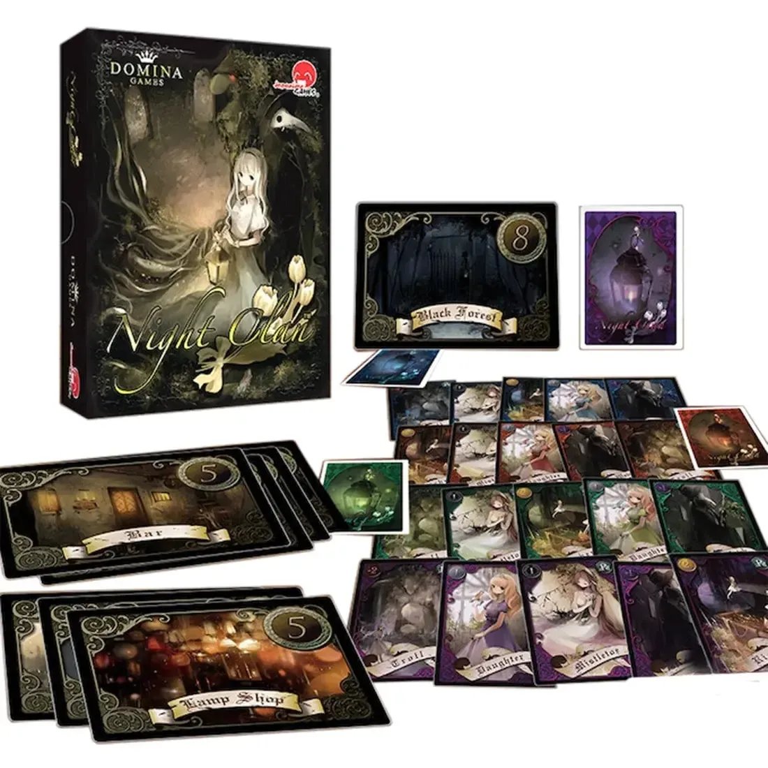 Domina Games Series 2 Collection: Limited Edition Anthology Box Set [Latria, Night Clan, Margot La fée] - Role-Playing Anime Card Games For Family and Adults (1-5 Players, Ages 8+) - Japanime Games - Image 3