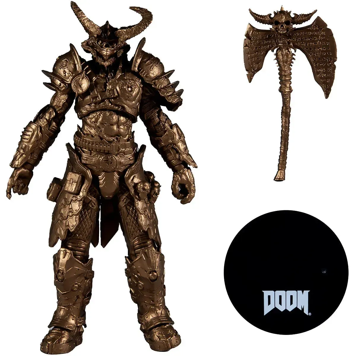 Doom - Bronze Marauder Action Figure (7") - McFarlane Toys - McFarlane Platinum Edition - Image 2