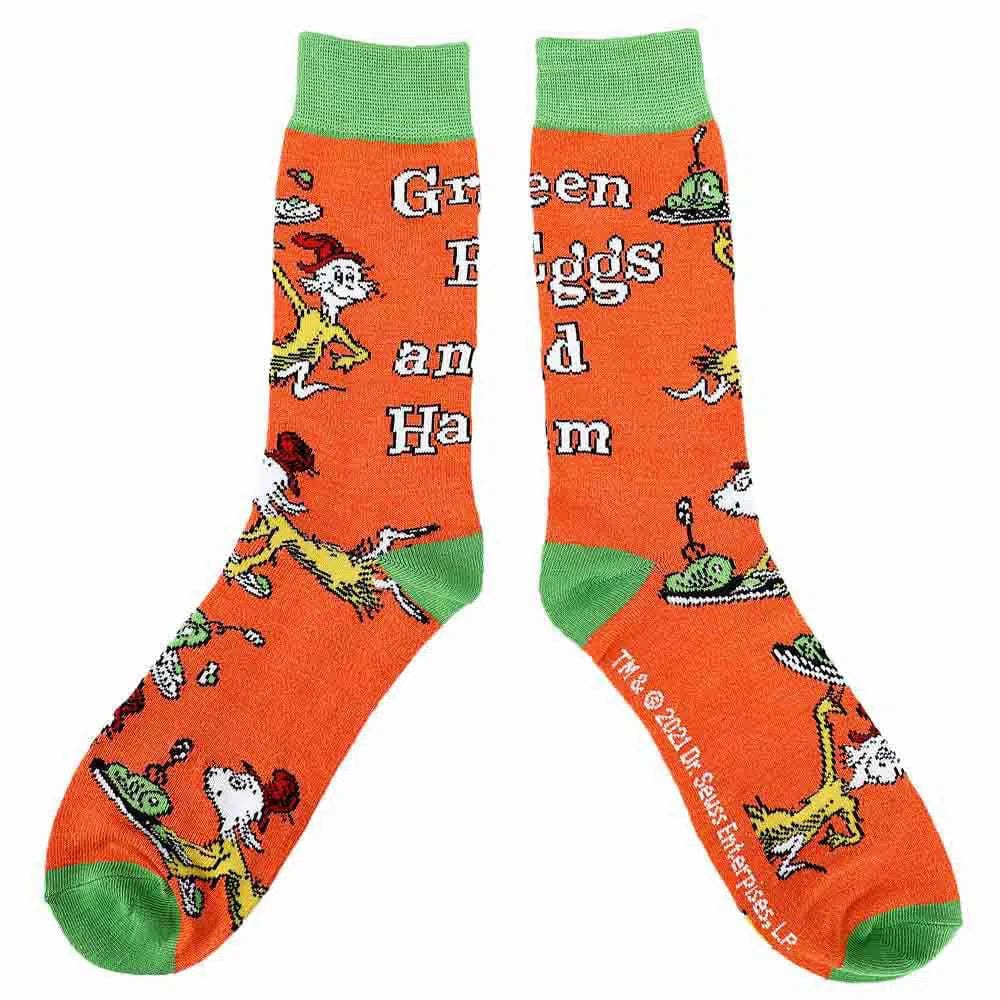Dr. Seuss - Book Cover Art Crew Socks (3 Pairs) - Bioworld - Image 4
