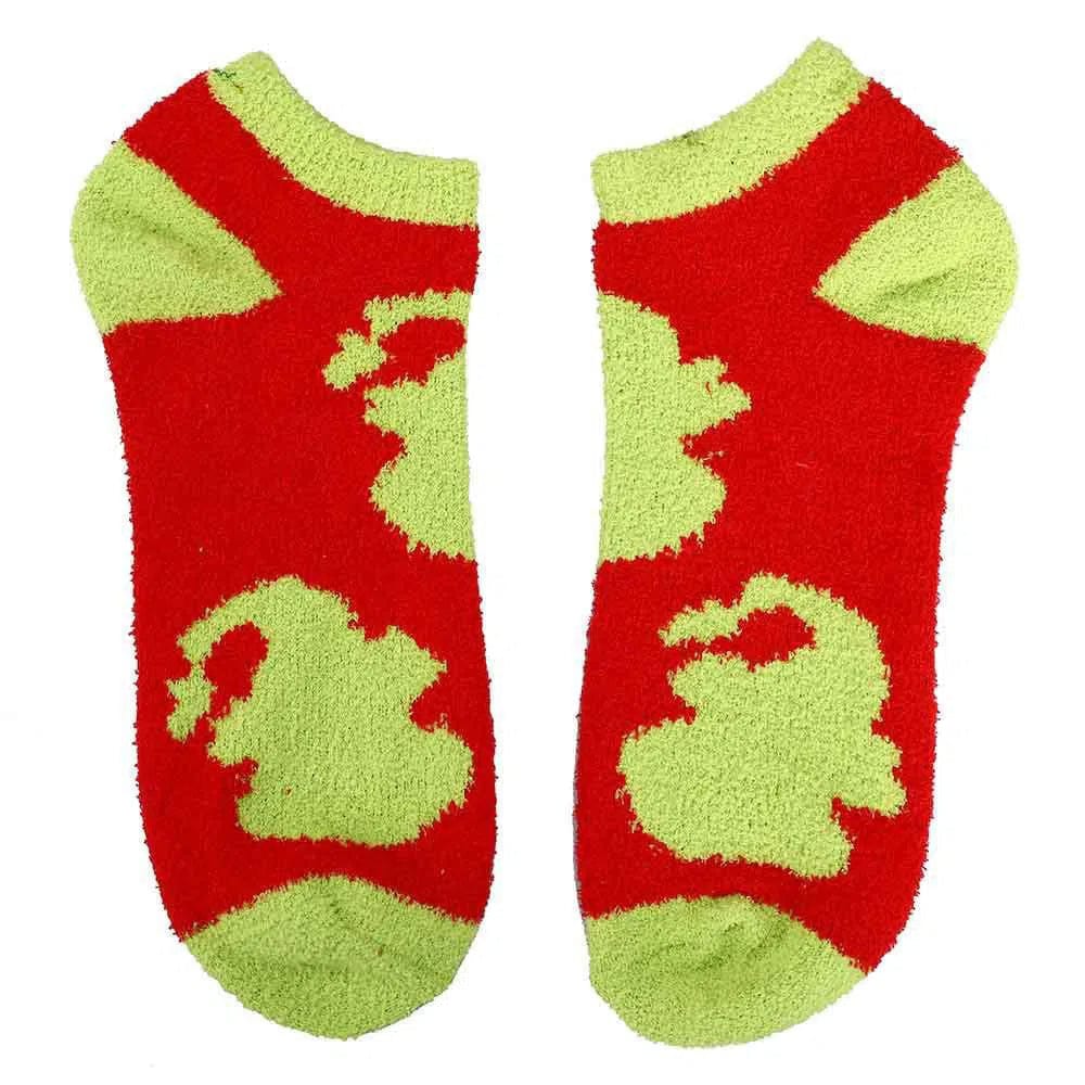 Dr. Seuss - The Grinch Ankle Socks (3 Pairs) - Bioworld - Image 2