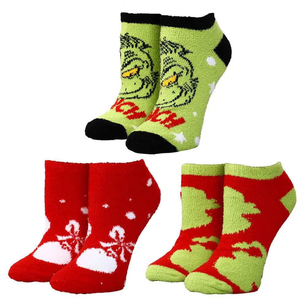 Dr. Seuss - The Grinch Ankle Socks (3 Pairs) - Bioworld - Image 5