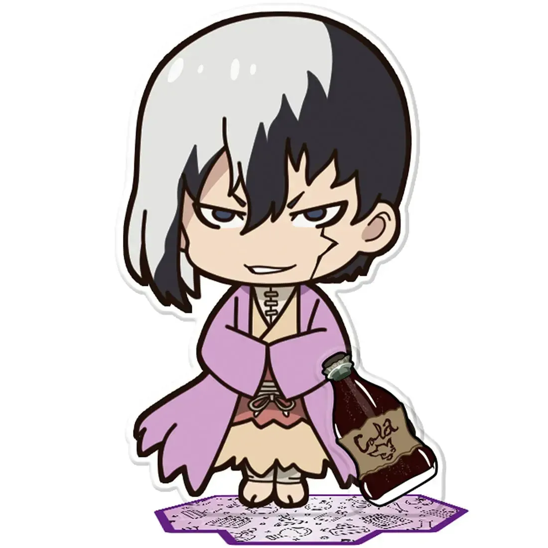 Dr. Stone - Chibi Gen Standee Figure (3.25" Acrylic) - ABYstyle - Acryl Series - Image 2
