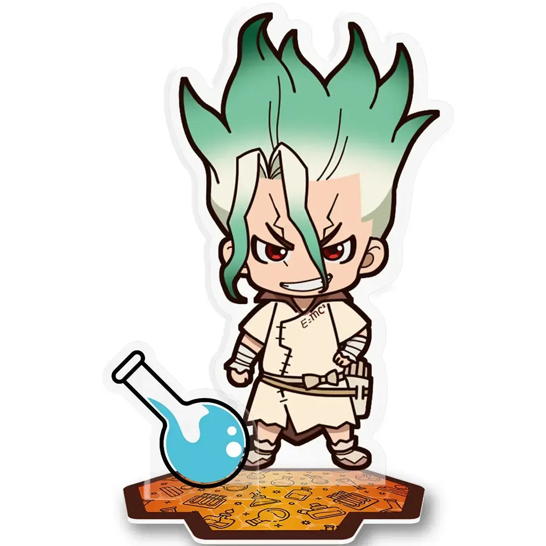 Dr. Stone - Chibi Senku Ishigami Standee Figure (3.75" Acrylic) - ABYstyle - Acryl Series - Image 2