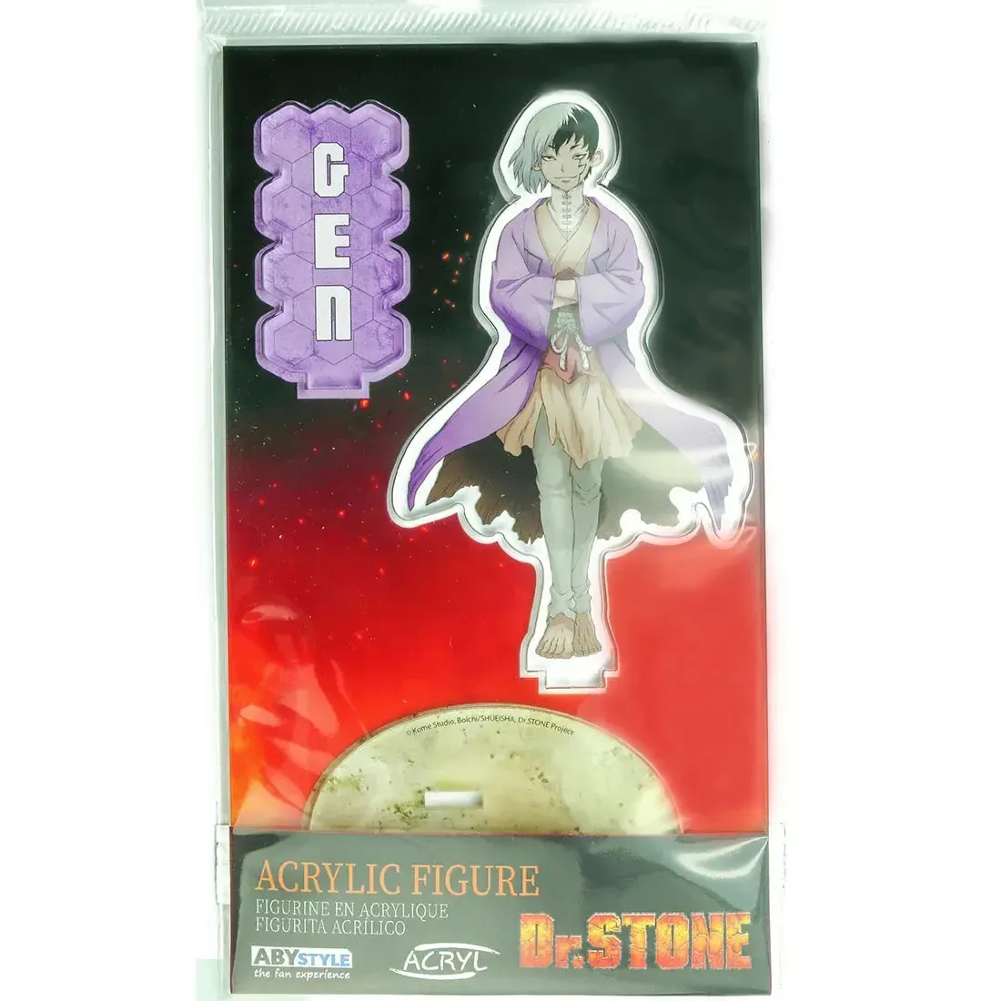 Dr. Stone - Gen Asagiri Standee Figure (4.25" Acrylic) - ABYstyle - Acryl Series
