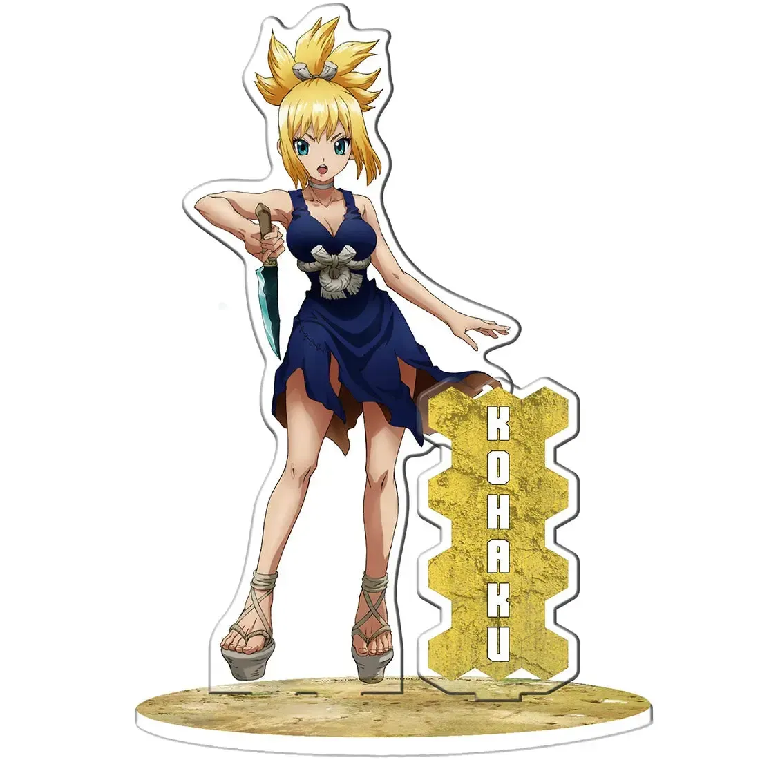 Dr. Stone - Kohaku Standee Figure (4.5" Acrylic) - ABYstyle - Acryl Series - Image 2
