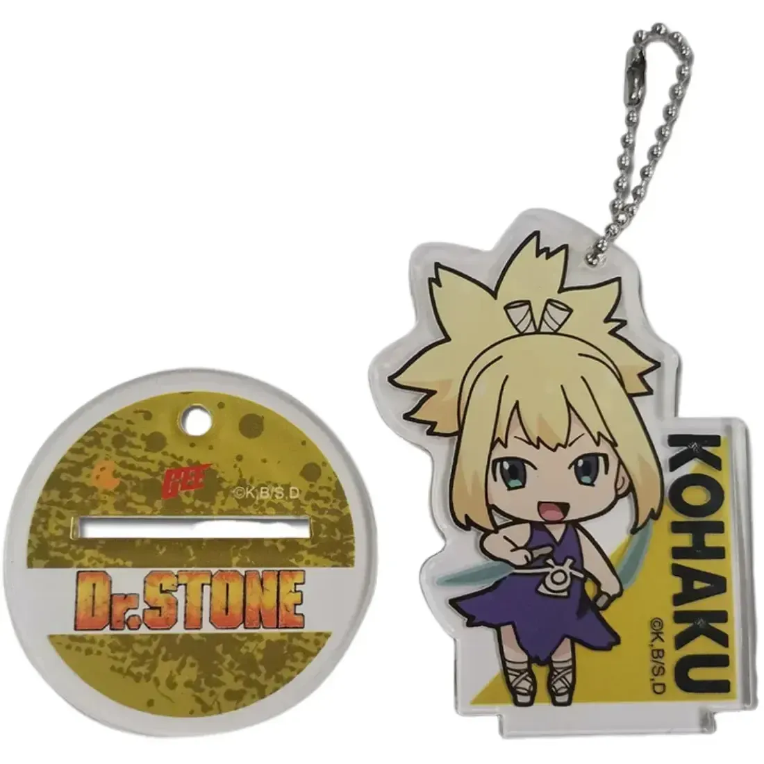 Dr. Stone - Kohaku Standee Figure Keychain (3", Acrylic) - Great Eastern Entertainment