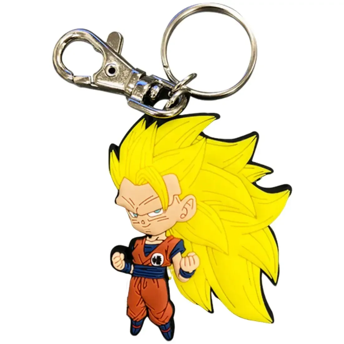 Dragon Ball Super - Chibi Super Saiyan 3 Goku Keychain (2.25", PVC) - Great Eastern Entertainment