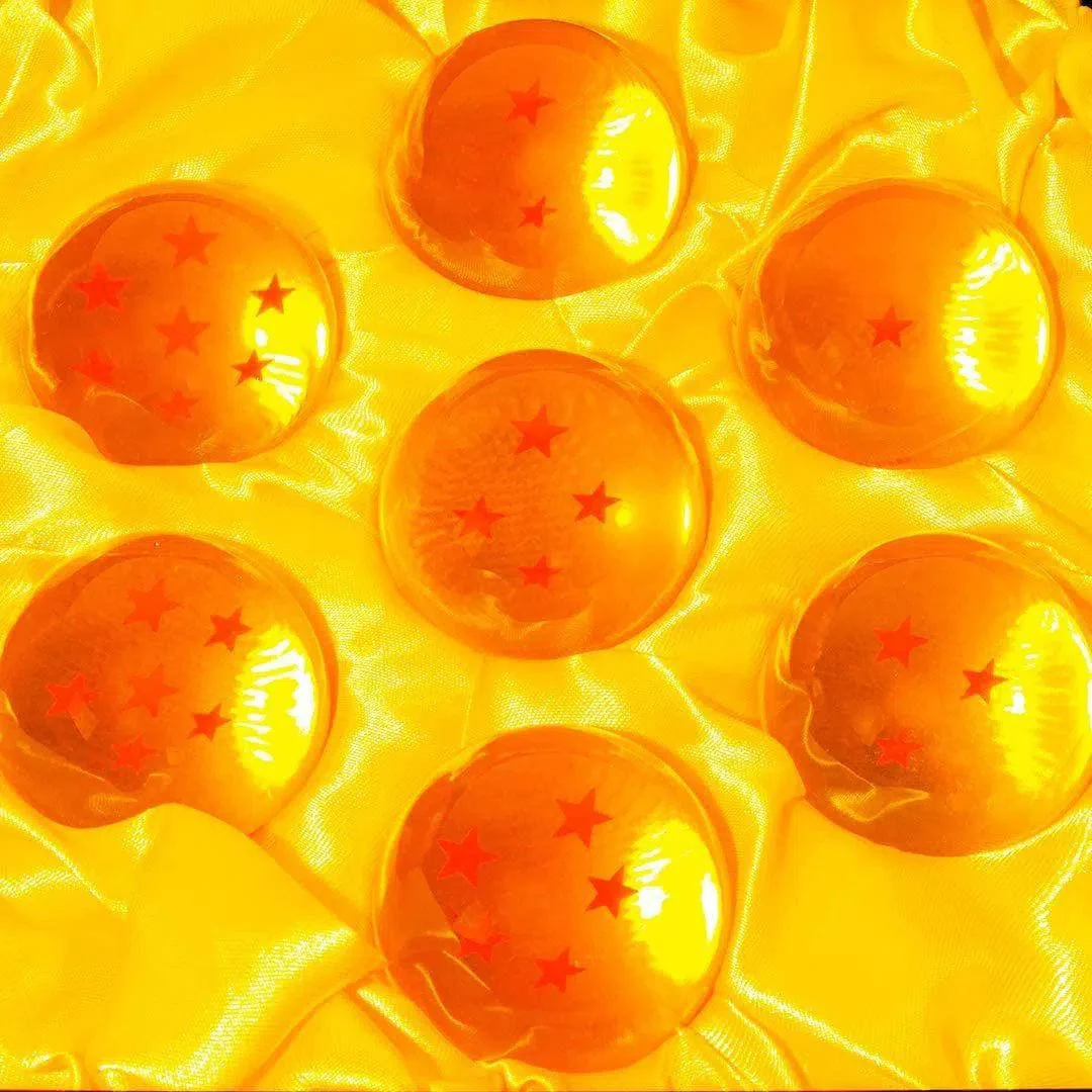 Dragon Ball Z - 7 Dragon Balls Set - ABYstyle - Officially Licensed Glossy Acrylic Resin 2" Balls - Image 3