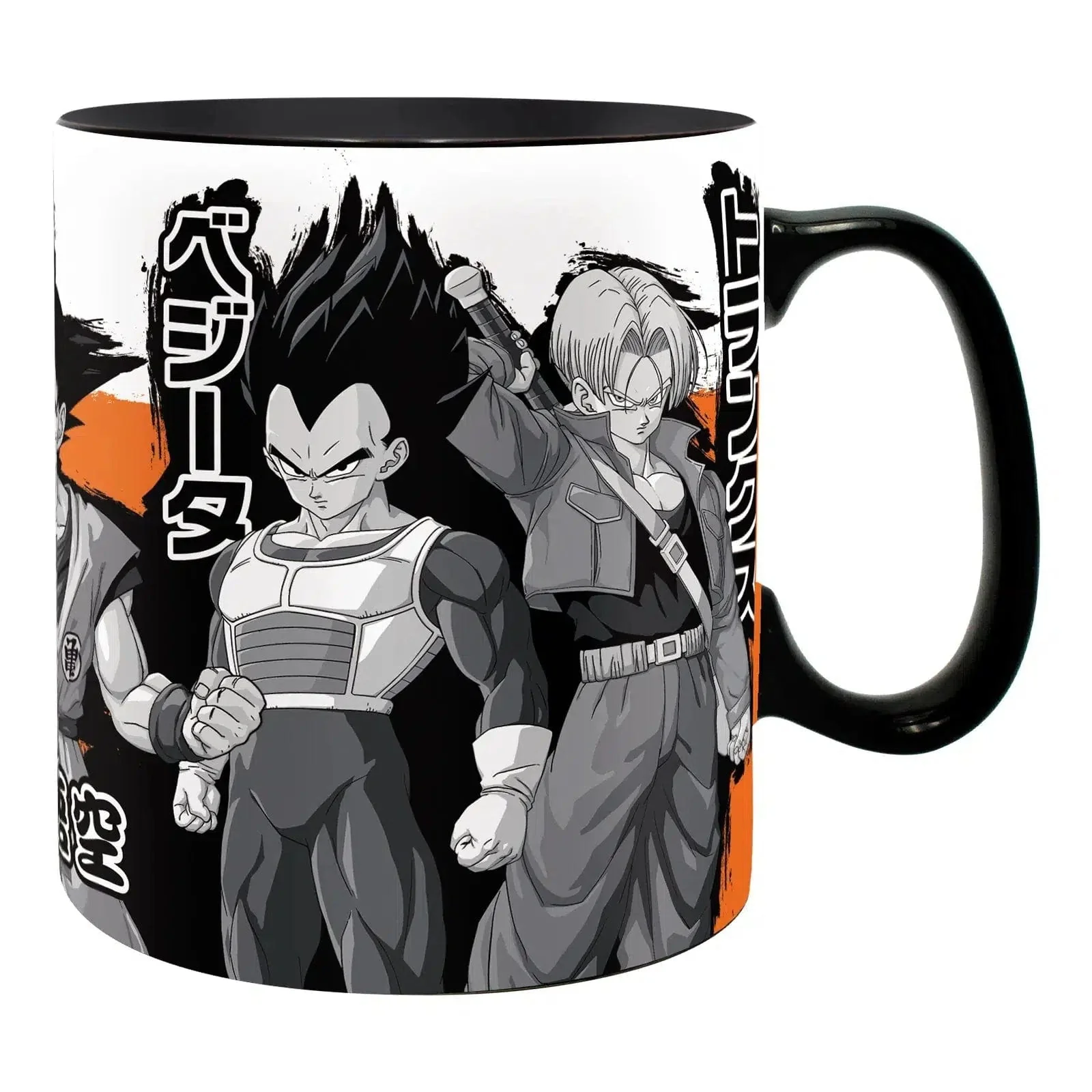 Dragon Ball Z - Black & White Z-Fighters Ceramic Mug (16 oz.) - ABYstyle - Image 2