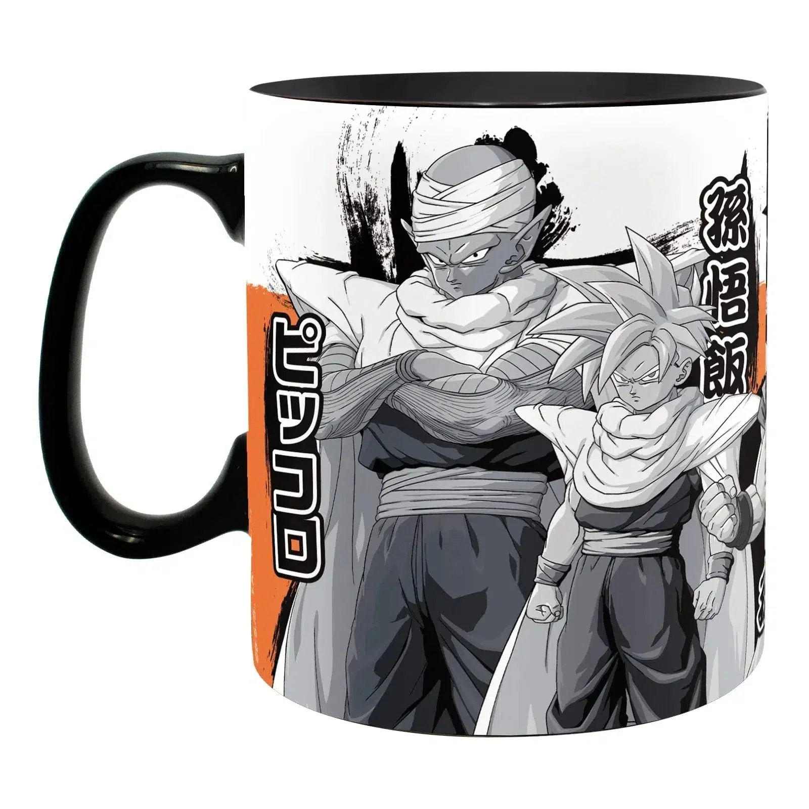 Dragon Ball Z - Black & White Z-Fighters Ceramic Mug (16 oz.) - ABYstyle - Image 3