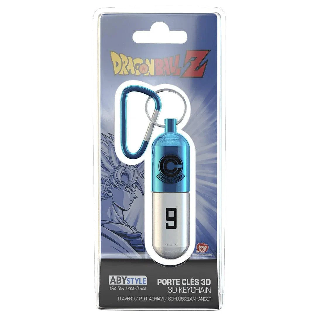 Dragon Ball Z - Blue Capsule Corp. Replica Keychain - ABYstyle