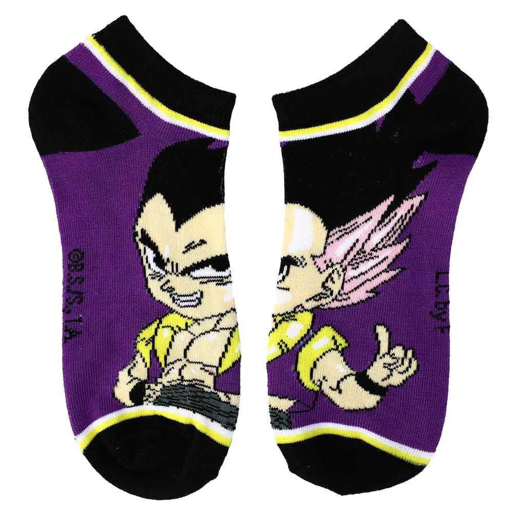 Dragon Ball Z - Chibi Characters Ankle Socks (5 Pairs) - Bioworld - Image 4
