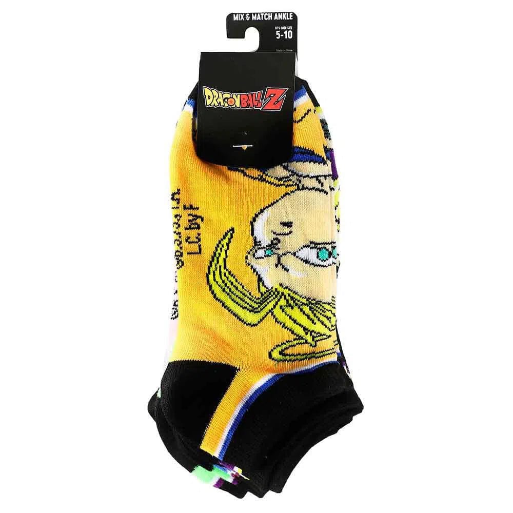 Dragon Ball Z - Chibi Characters Ankle Socks (5 Pairs) - Bioworld - Image 8