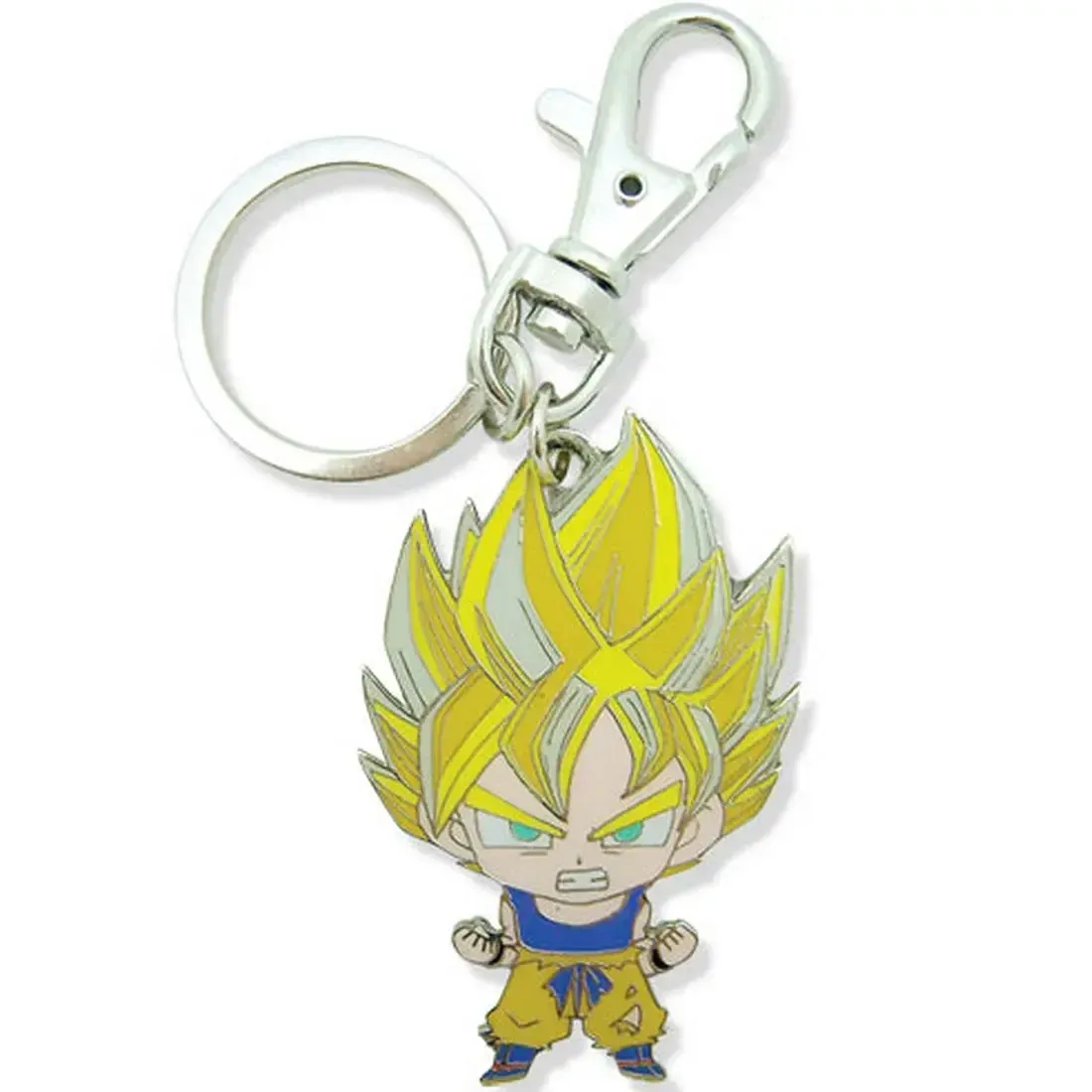 Dragon Ball Z - Chibi Super Saiyan Goku Keychain (2", Metal) - Great Eastern Entertainment