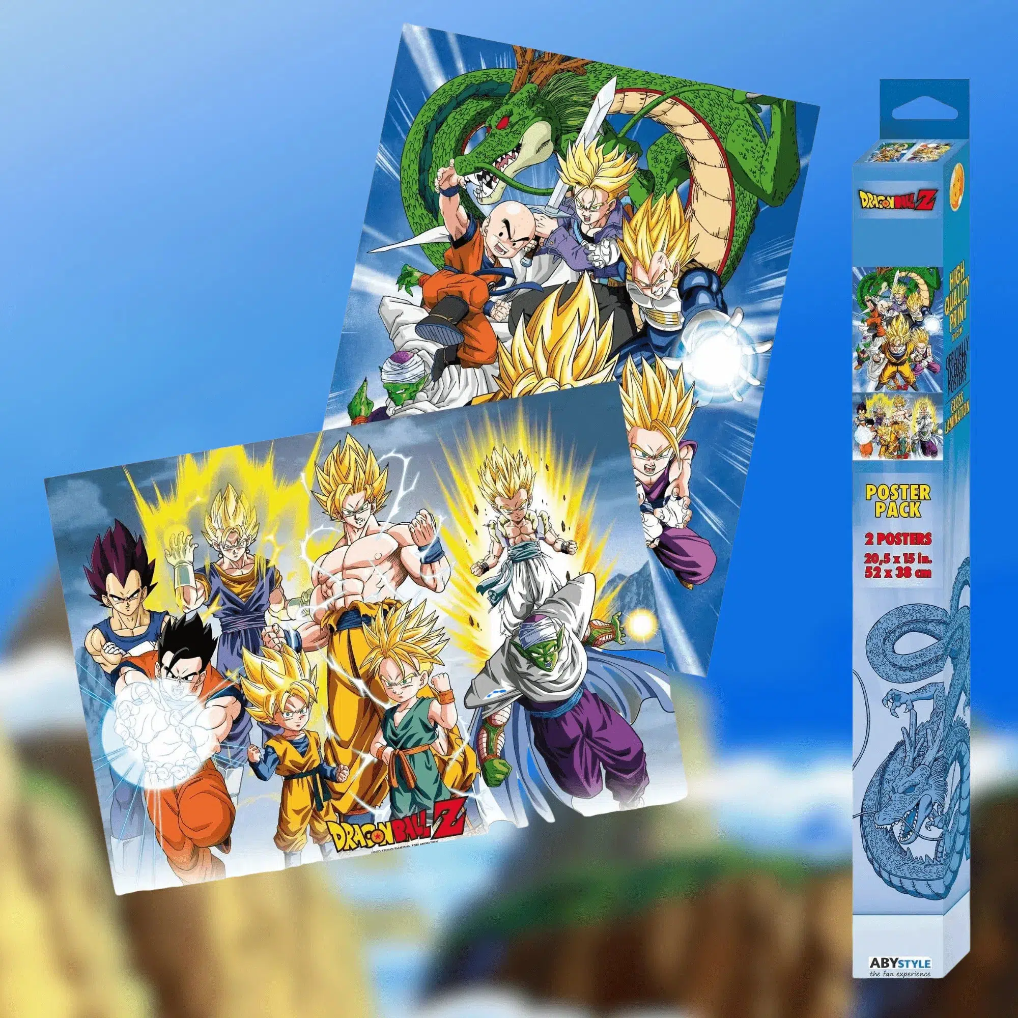 Dragon Ball Z - Fight for Survival Z-Fighters Boxed Poster Set (20.5"x15") - ABYstyle - Image 6