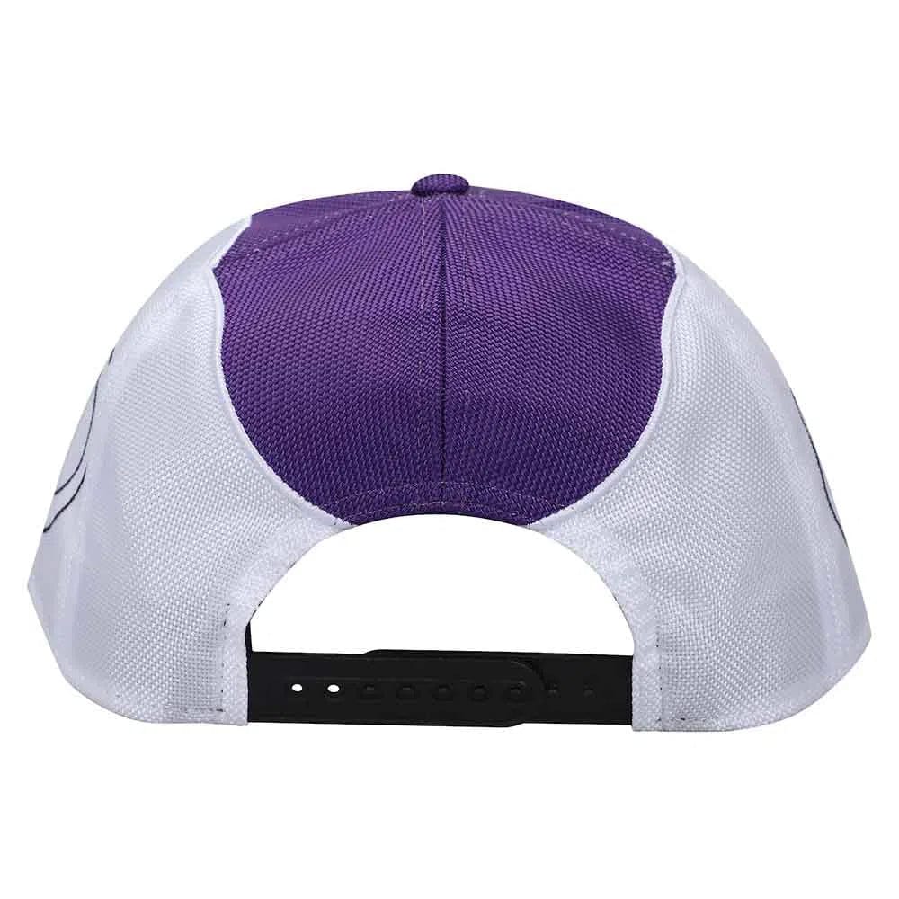 Dragon Ball Z - Frieza Snapback Hat (White / Purple, Ballistic Nylon, Pre-Curved Bill) - Bioworld - Image 2