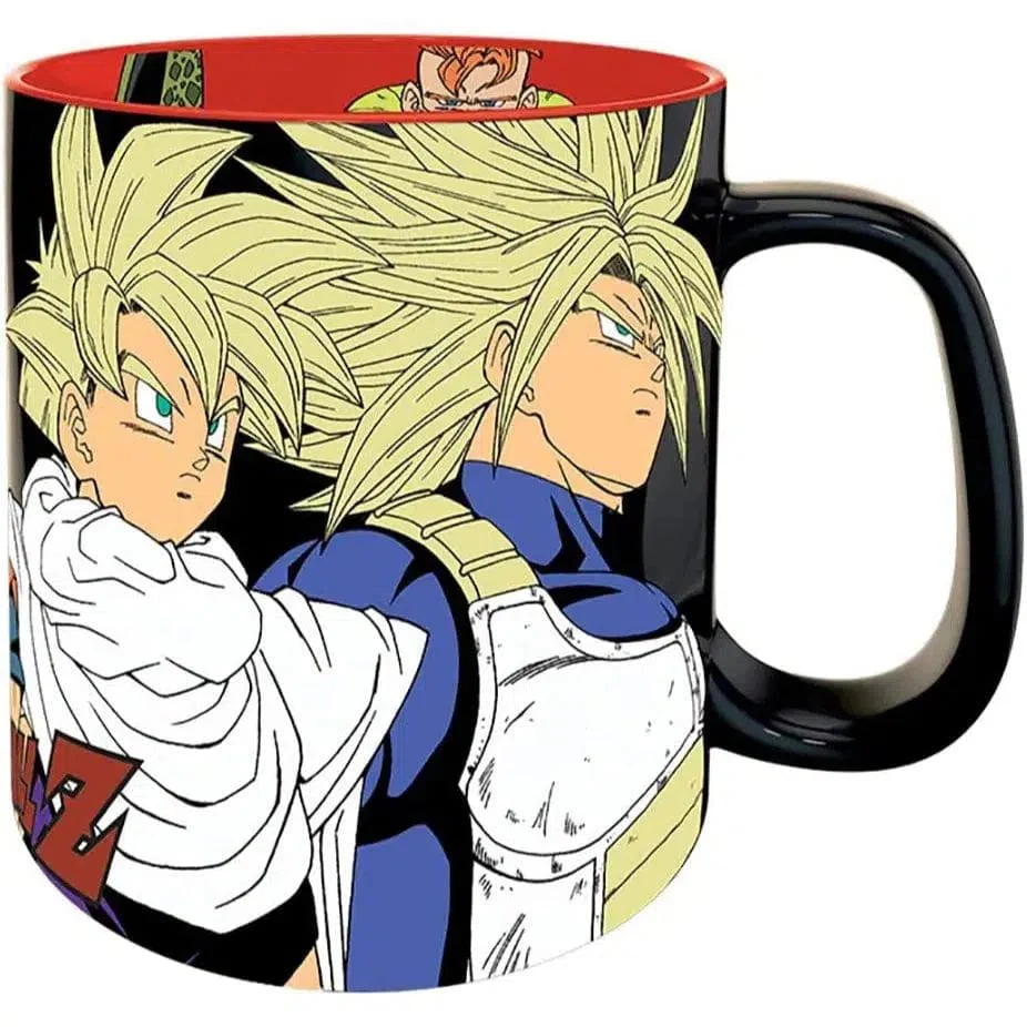 Dragon Ball Z - Future Trunks & Teen Gohan Ceramic Mug (16 oz.) + Red Ribbon Army Coaster Gift Set - ABYstyle - Image 3