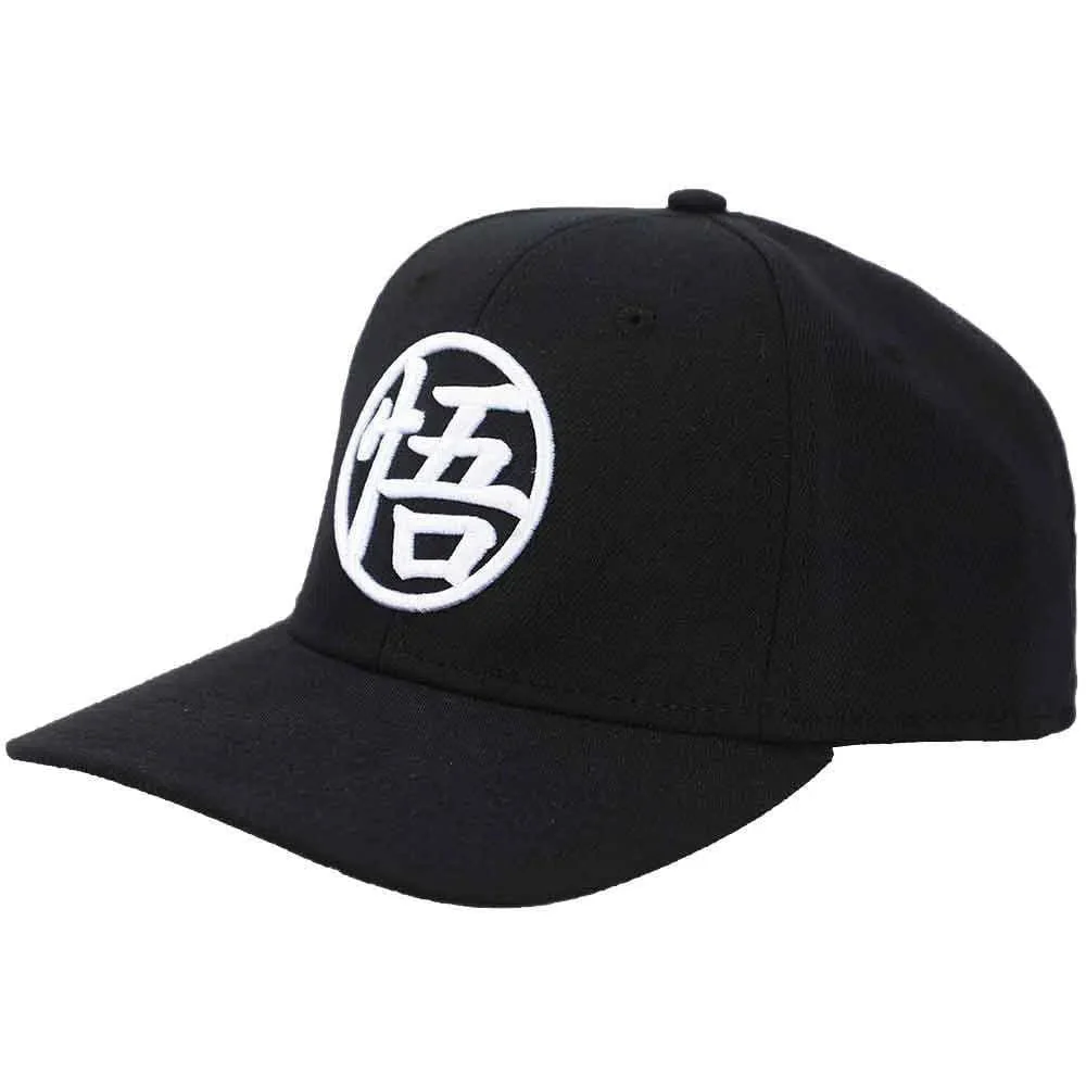 Dragon Ball Z - Goku Snapback Hat (Black, Pre-Curved Bill) - Bioworld - Image 3