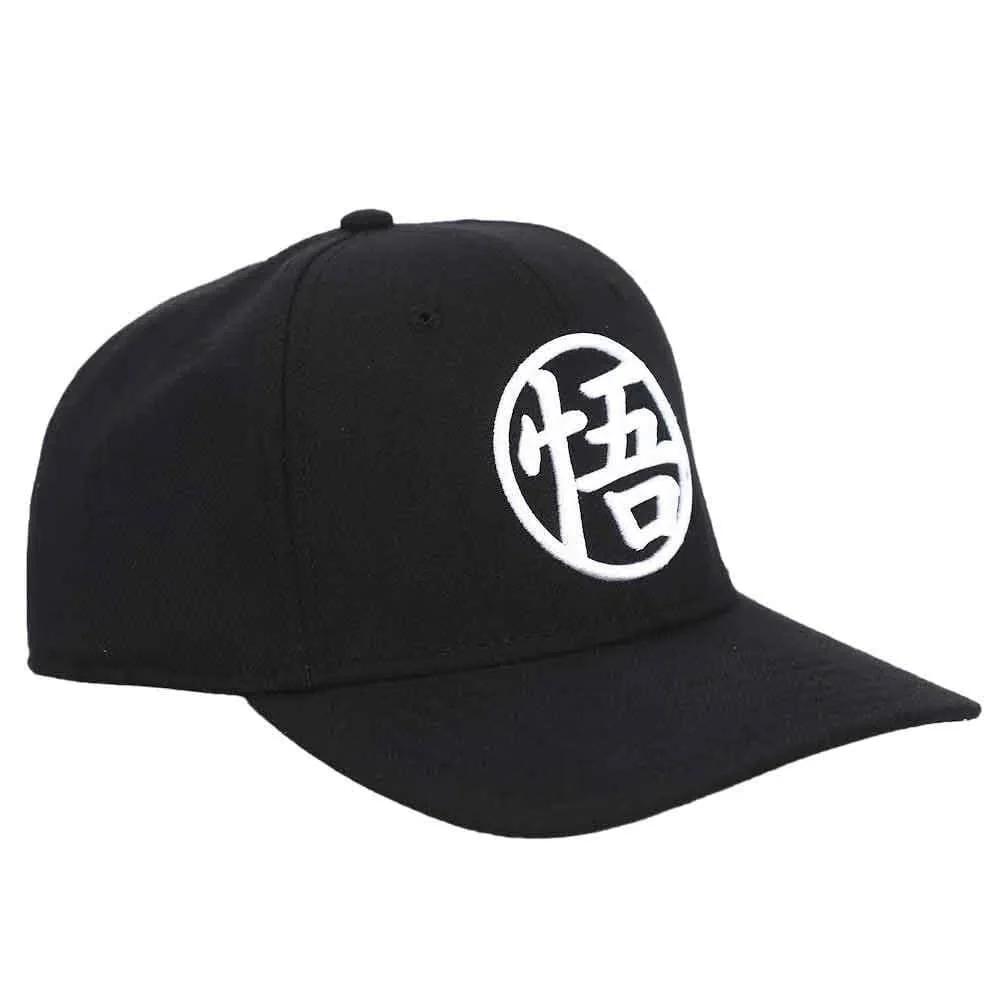 Dragon Ball Z - Goku Snapback Hat (Black, Pre-Curved Bill) - Bioworld - Image 4