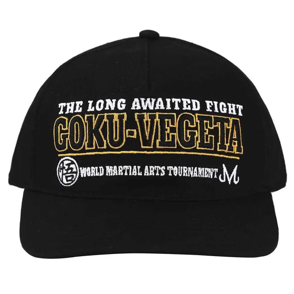 Dragon Ball Z - Goku-Vegeta "The Long Awaited Fight" Snapback Hat (Black, Pre-Curved Bill) - Bioworld