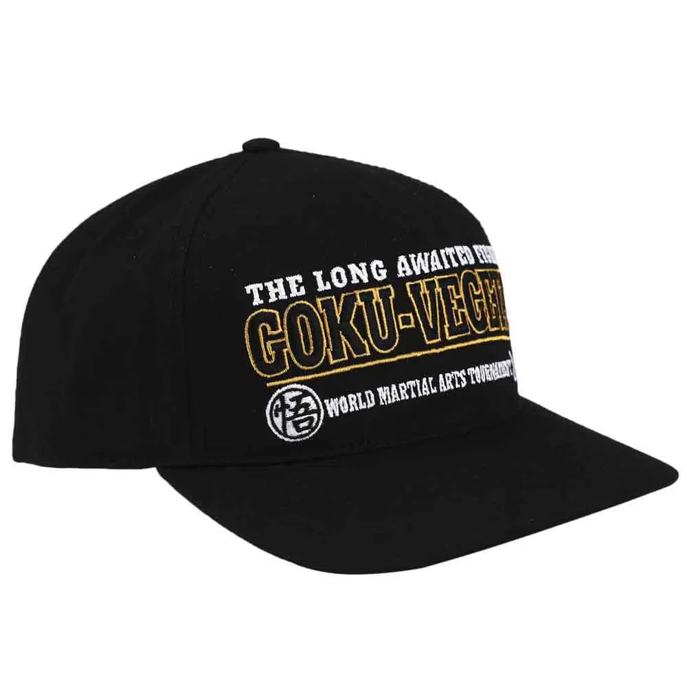 Dragon Ball Z - Goku-Vegeta "The Long Awaited Fight" Snapback Hat (Black, Pre-Curved Bill) - Bioworld - Image 3