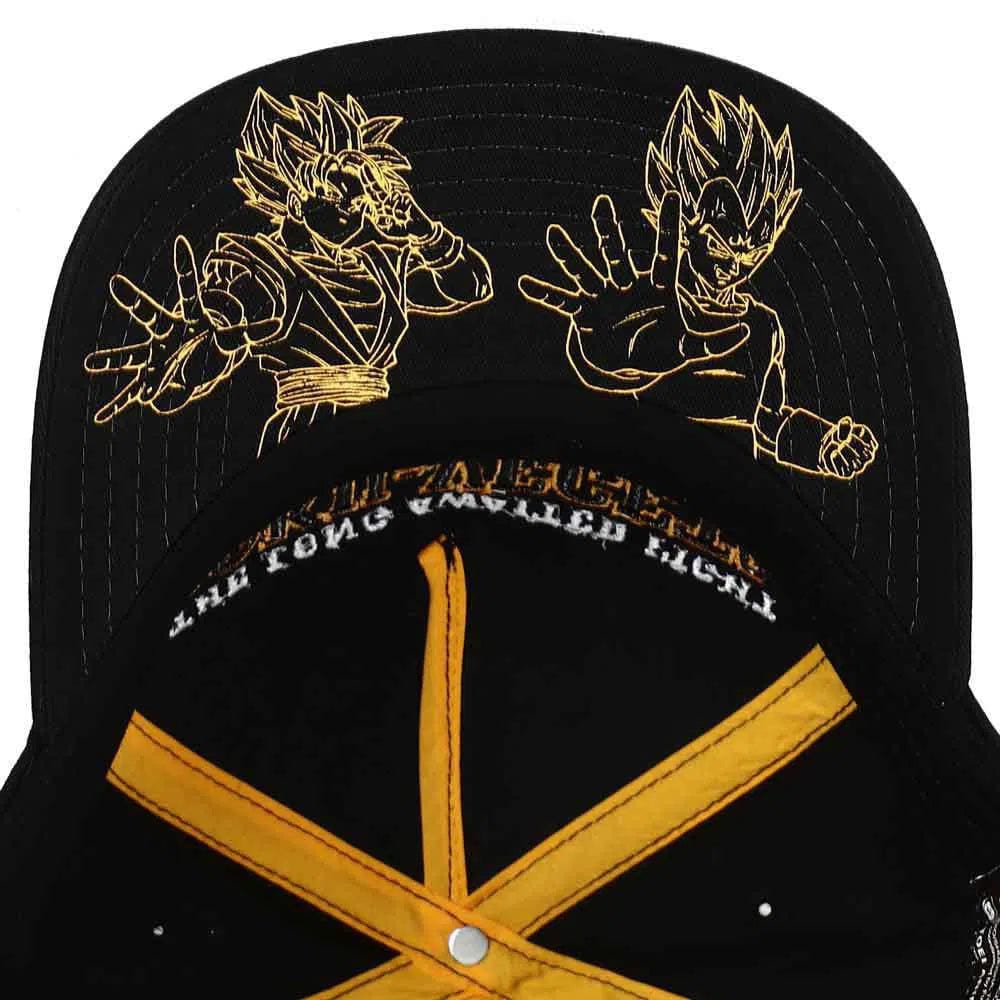 Dragon Ball Z - Goku-Vegeta "The Long Awaited Fight" Snapback Hat (Black, Pre-Curved Bill) - Bioworld - Image 5