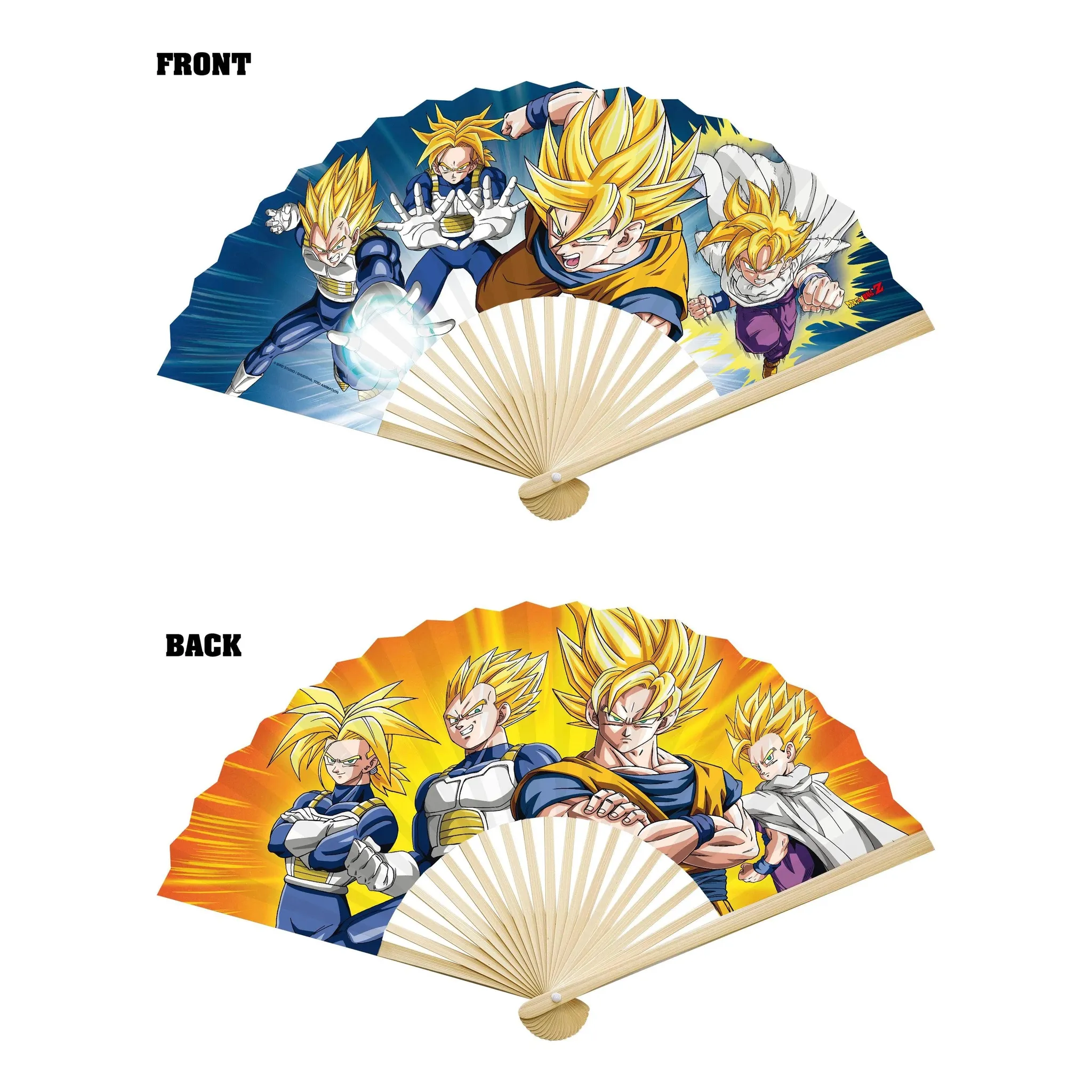 Dragon Ball Z - Saiyans Hand Fan - ABYstyle - Image 2
