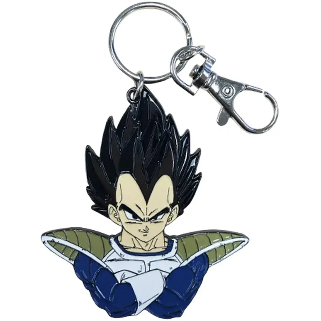 Dragon Ball Z - Smirking Vegeta Keychain (2.75", Metal) - Great Eastern Entertainment