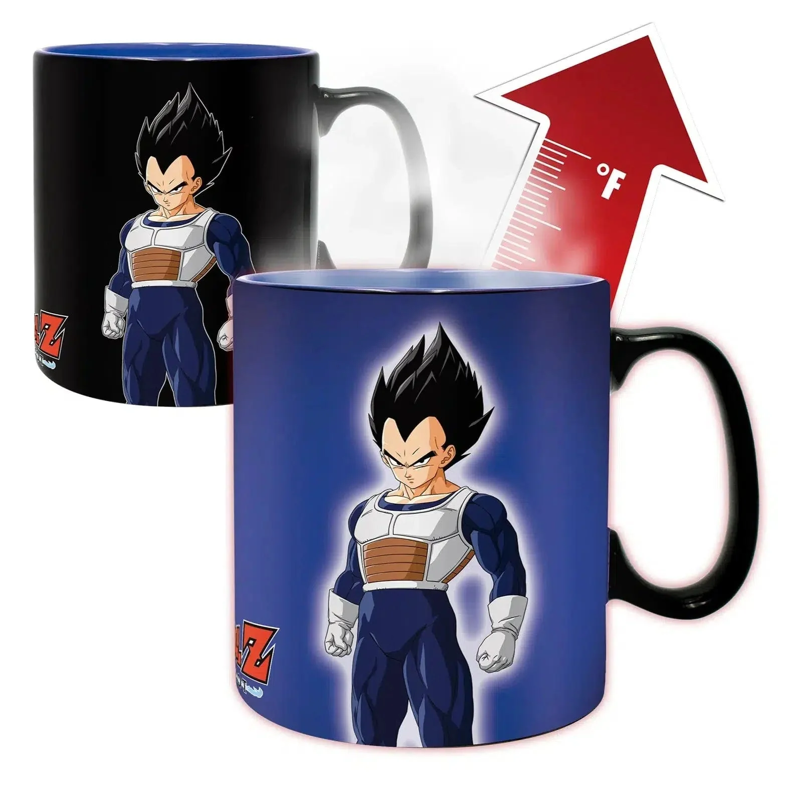 Dragon Ball Z - Vegeta "Over 9000" Heat-Change Ceramic Mug (16 oz.) - ABYstyle - Image 2