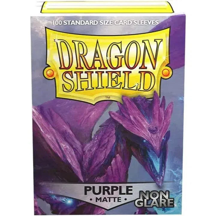 Dragon Shield - Purple Protective Card Sleeves (Matte, Non-Glare, 100 Count, Standard Size) - Image 5
