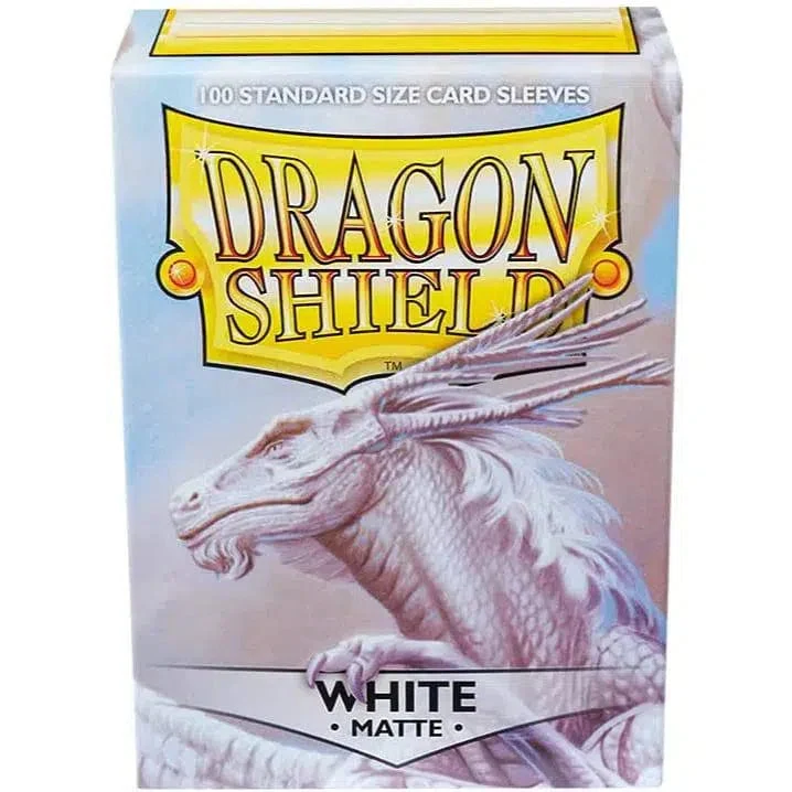 Dragon Shield - White Protective Card Sleeves (Matte, 100 Count, Standard Size) - Image 5