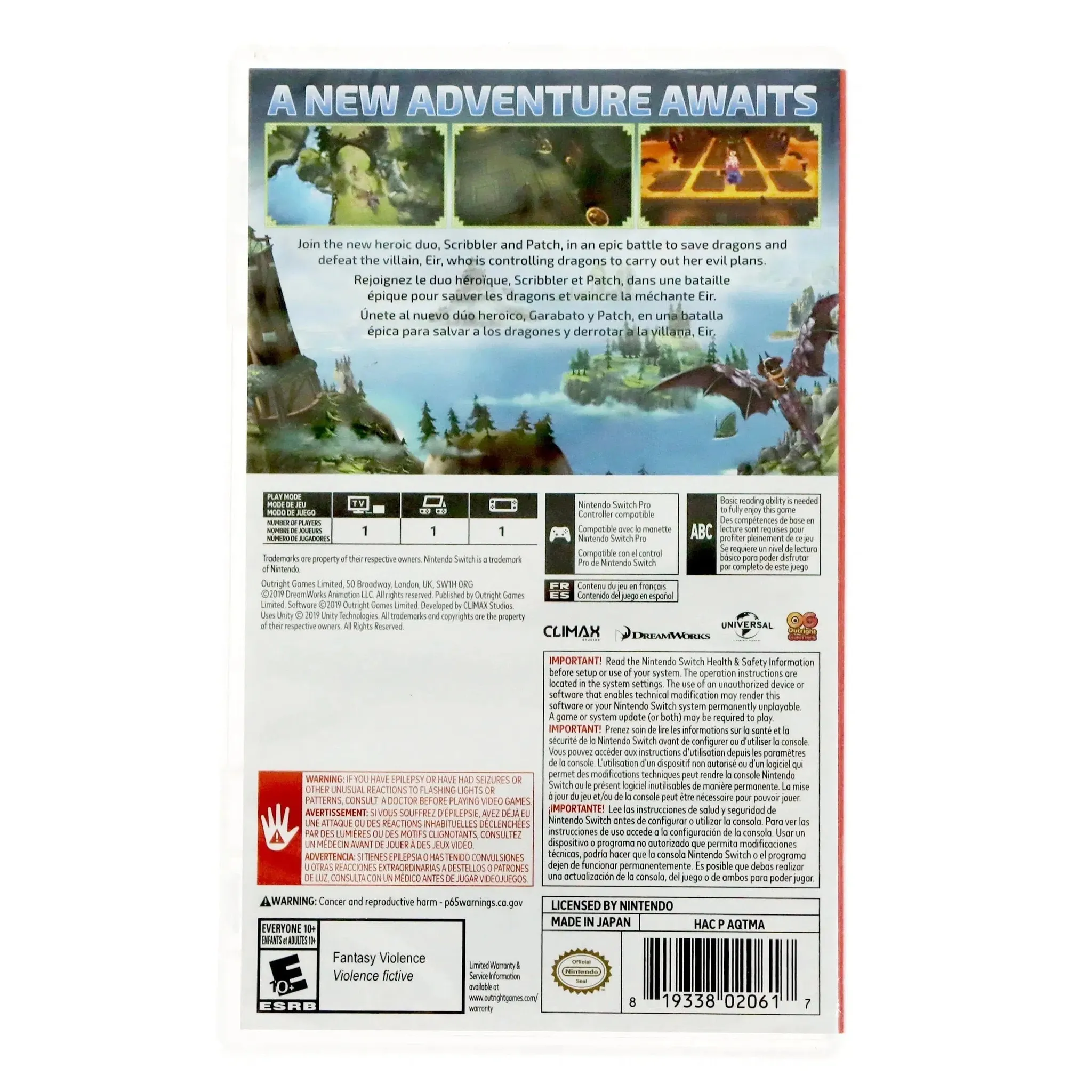 Dreamworks Dragons: Dawn of New Riders - Nintendo Switch - Image 3