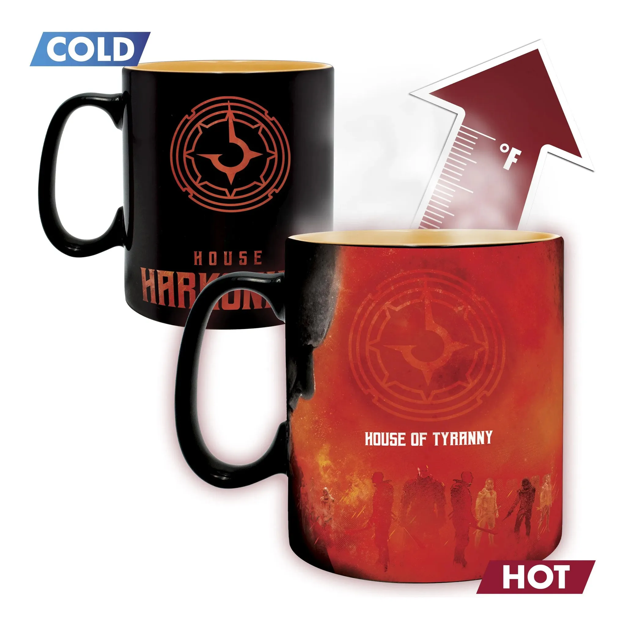Dune - House Atreides vs Harkonnen Magic Heat-Change Mug (Ceramic, 16 oz.) - ABYstyle - Image 4