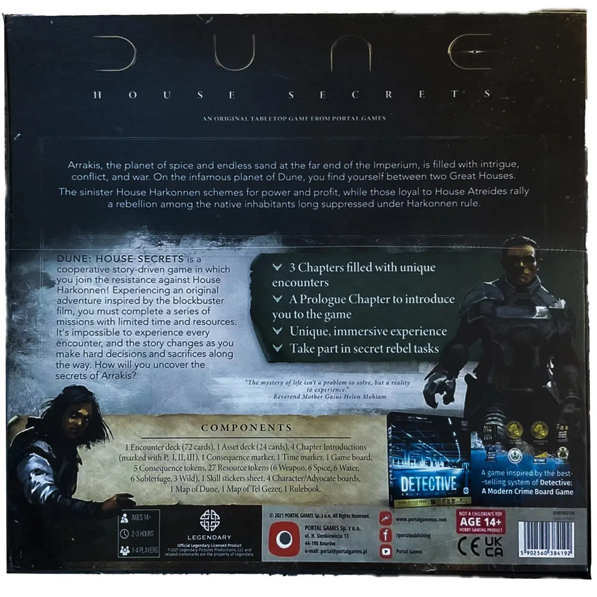 Dune: House Secrets - Cooperative Sci-Fi Board Game for Family, and Adults (1-4 Players, Ages 14+) - Portal Games - Image 3