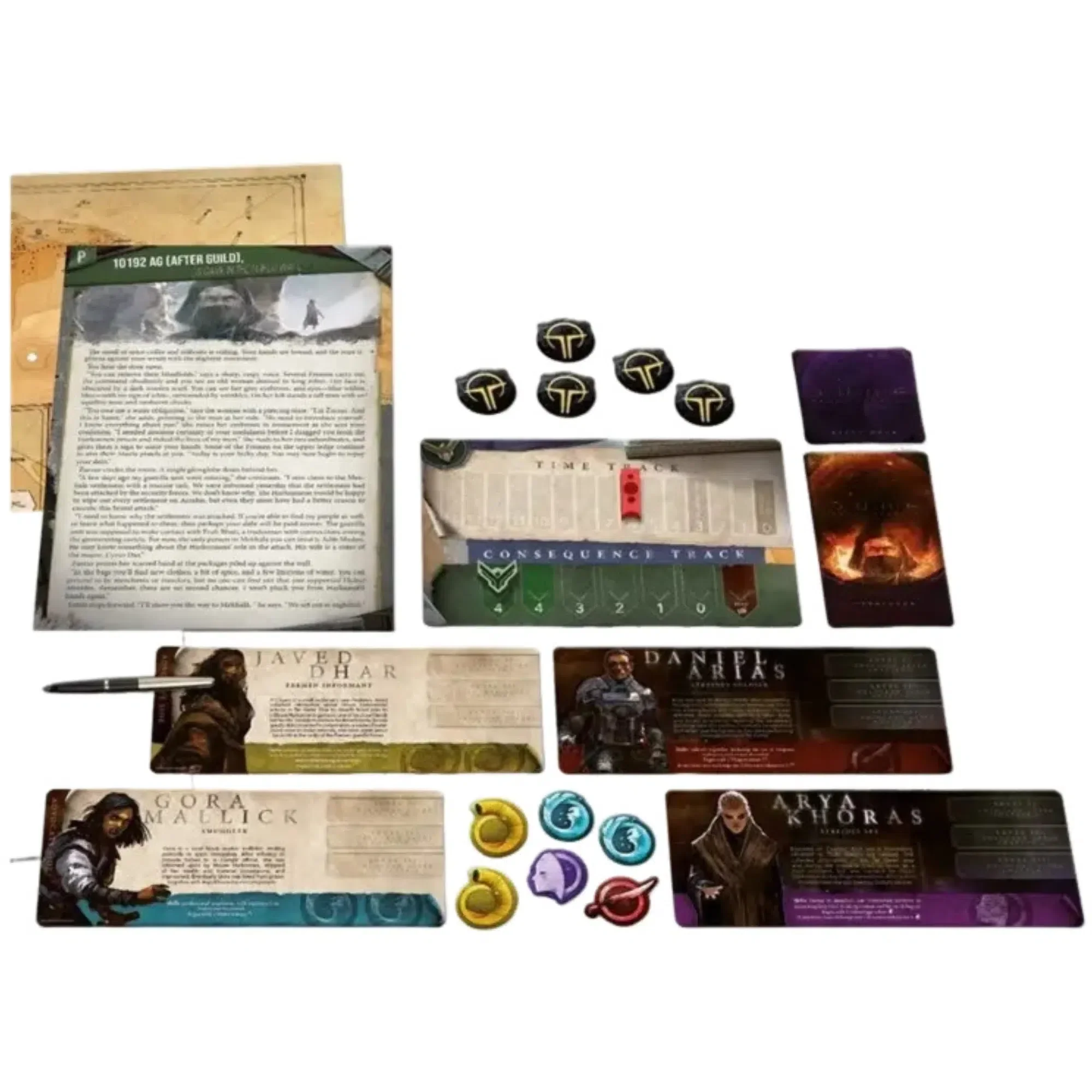 Dune: House Secrets - Cooperative Sci-Fi Board Game for Family, and Adults (1-4 Players, Ages 14+) - Portal Games - Image 4