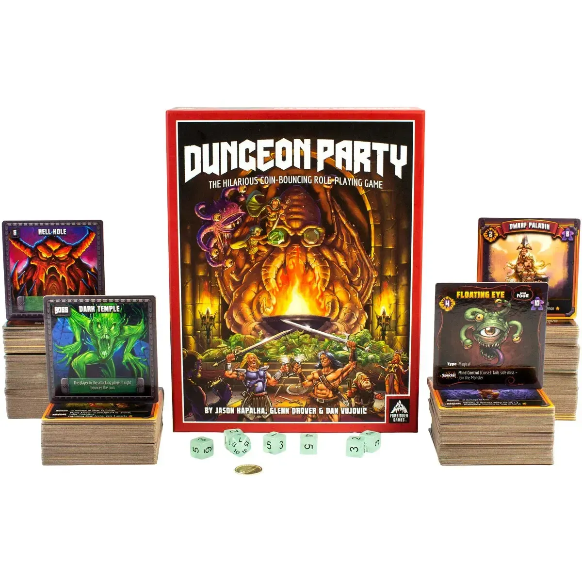 Dungeon Party: Premium Edition - Dexterity Dungeon-Crawl Board Game for Family, Adults, and Children (1-6 Players, Age 10+) - University Games - Image 2