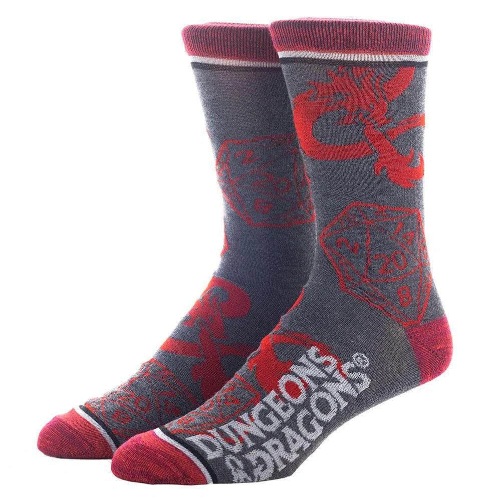 Dungeons & Dragons - D20 Crew Socks Box Set (3 Pairs) - Bioworld - Image 3