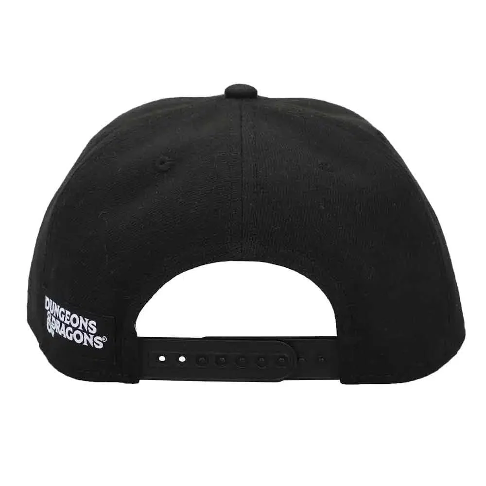 Dungeons & Dragons - Dragon Skin Snapback Hat (Black, Metal Badge, Pre-Curved Bill) - Bioworld - Image 2