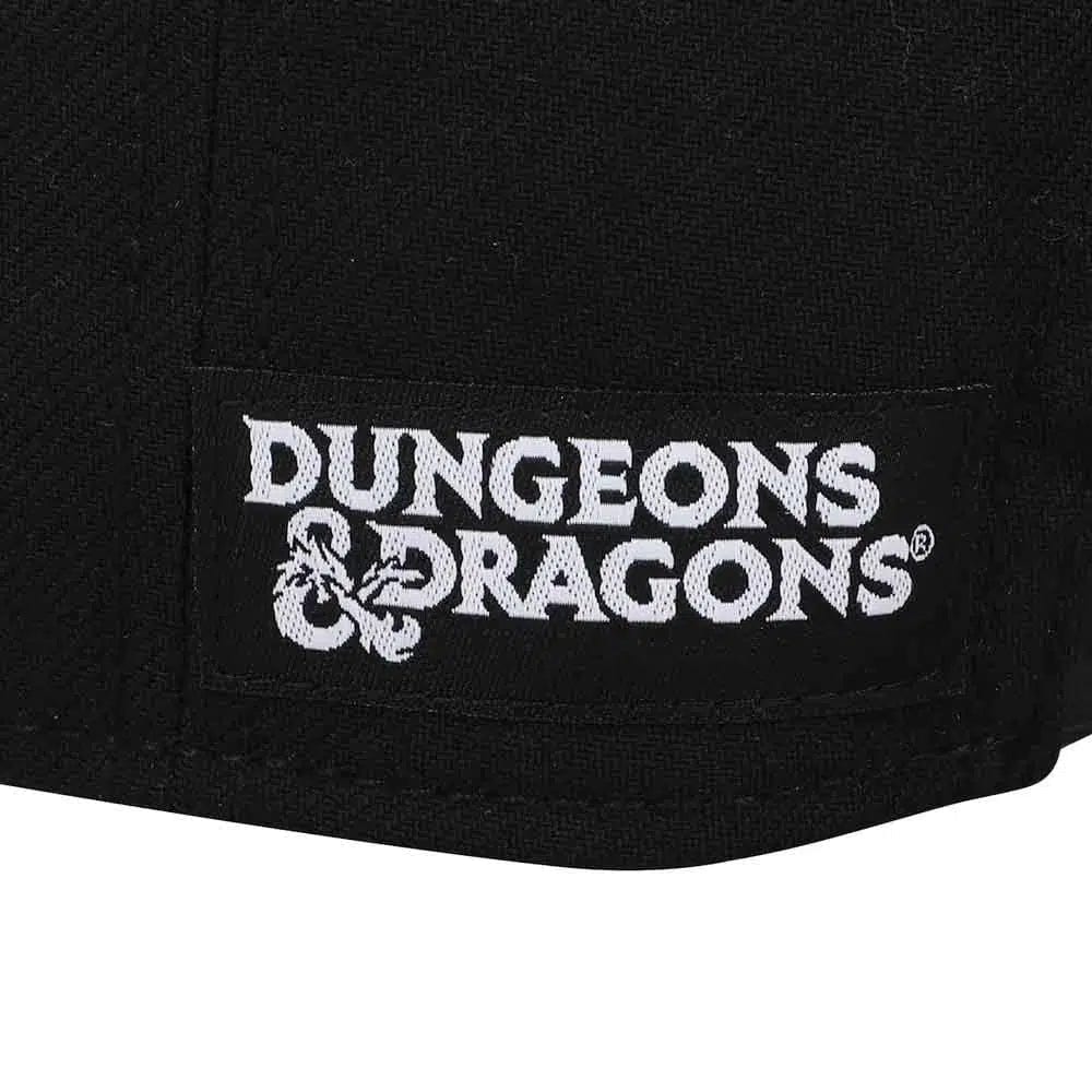 Dungeons & Dragons - Dragon Skin Snapback Hat (Black, Metal Badge, Pre-Curved Bill) - Bioworld - Image 6