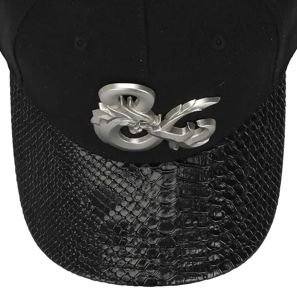 Dungeons & Dragons - Dragon Skin Snapback Hat (Black, Metal Badge, Pre-Curved Bill) - Bioworld - Image 7