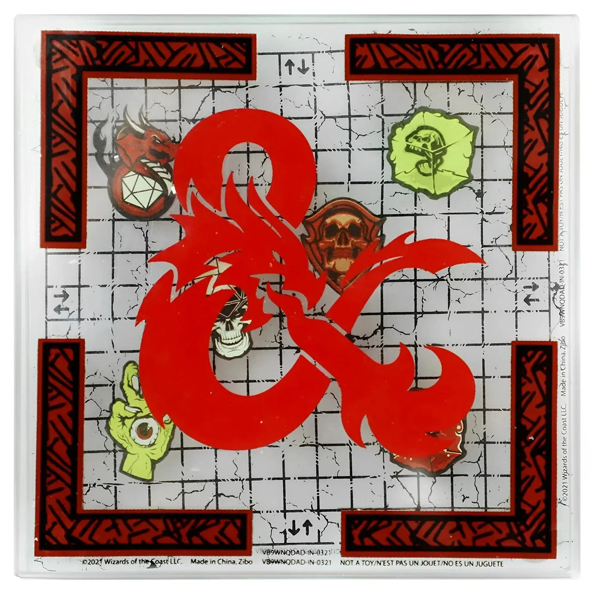 Dungeons & Dragons - Stacking Coaster Set (Glass) - Bioworld - Image 3