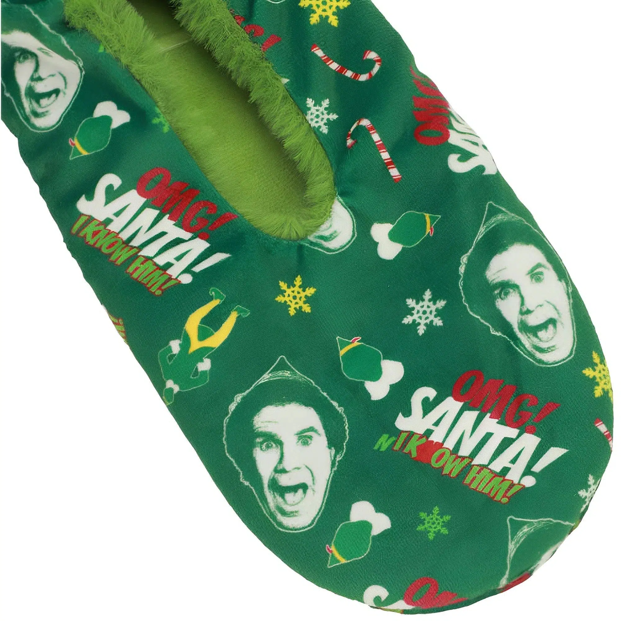 Elf The Movie - Buddy the Elf Reversible Christmas Slipper Socks - Bioworld - Image 6