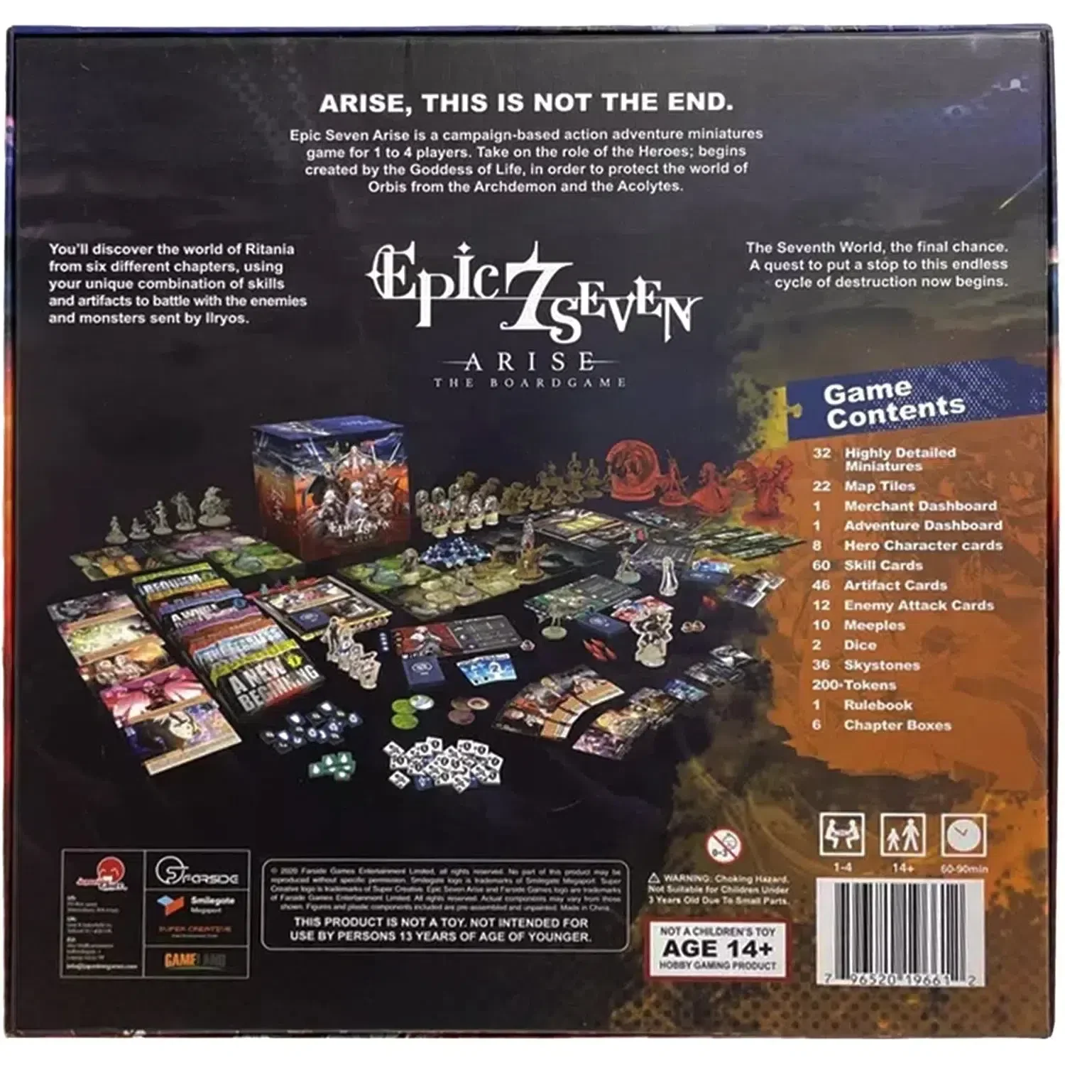 Epic Seven Arise: Core Box - Role-Playing Anime Board Game for Adults (1-4 Players, Ages 13+) - Japanime Games - Image 3