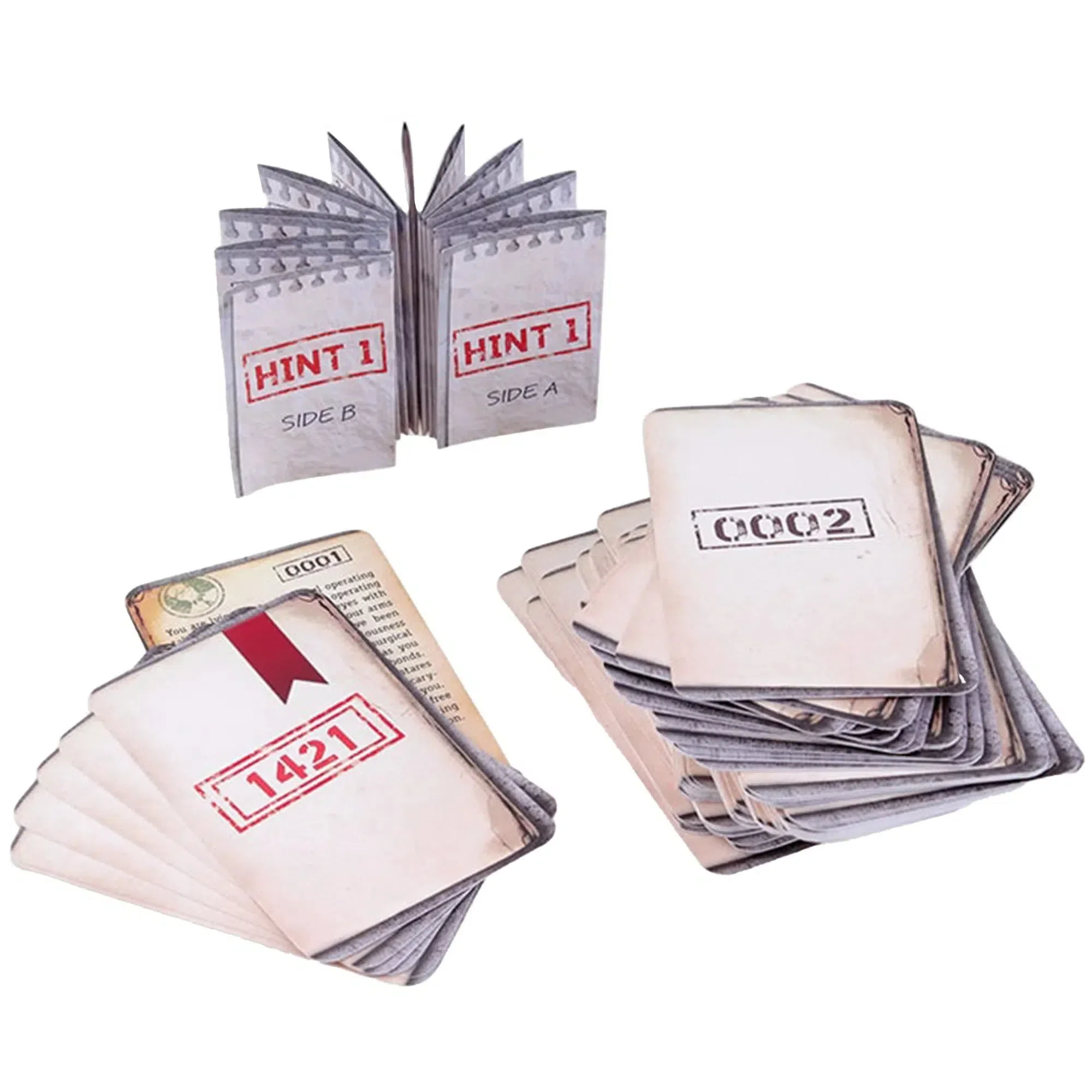 Escape from the Asylum: Parts 1 & 2 - Cooperative Mystery Board Game for Family, and Adults (1-6 Players, Ages 12+) - Imperial Publishing - Image 4