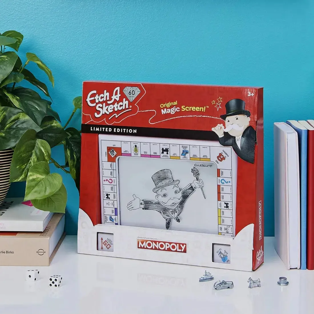 Etch A Sketch: Monopoly Limited Edition - Drawing Toy - Spin Master - Etch A Sketch 60th Anniversary Edition - Image 5
