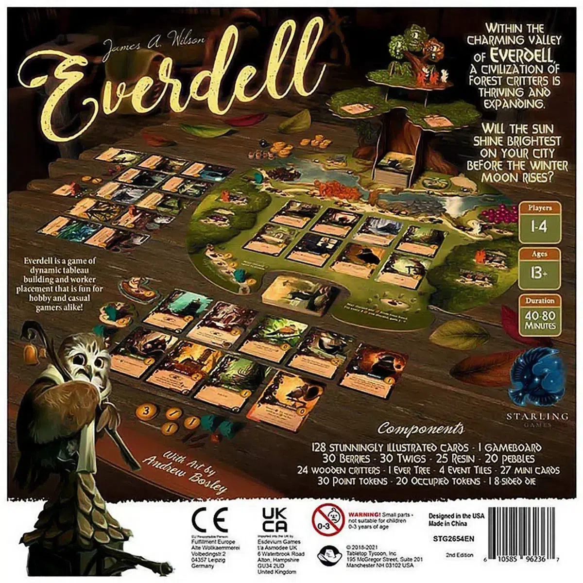Everdell 3rd Edition - Worker Placement Fantasy Board Game for Family, and Adults (1-4 Players, Ages 14+) - Tabletop Tycoon - Image 3