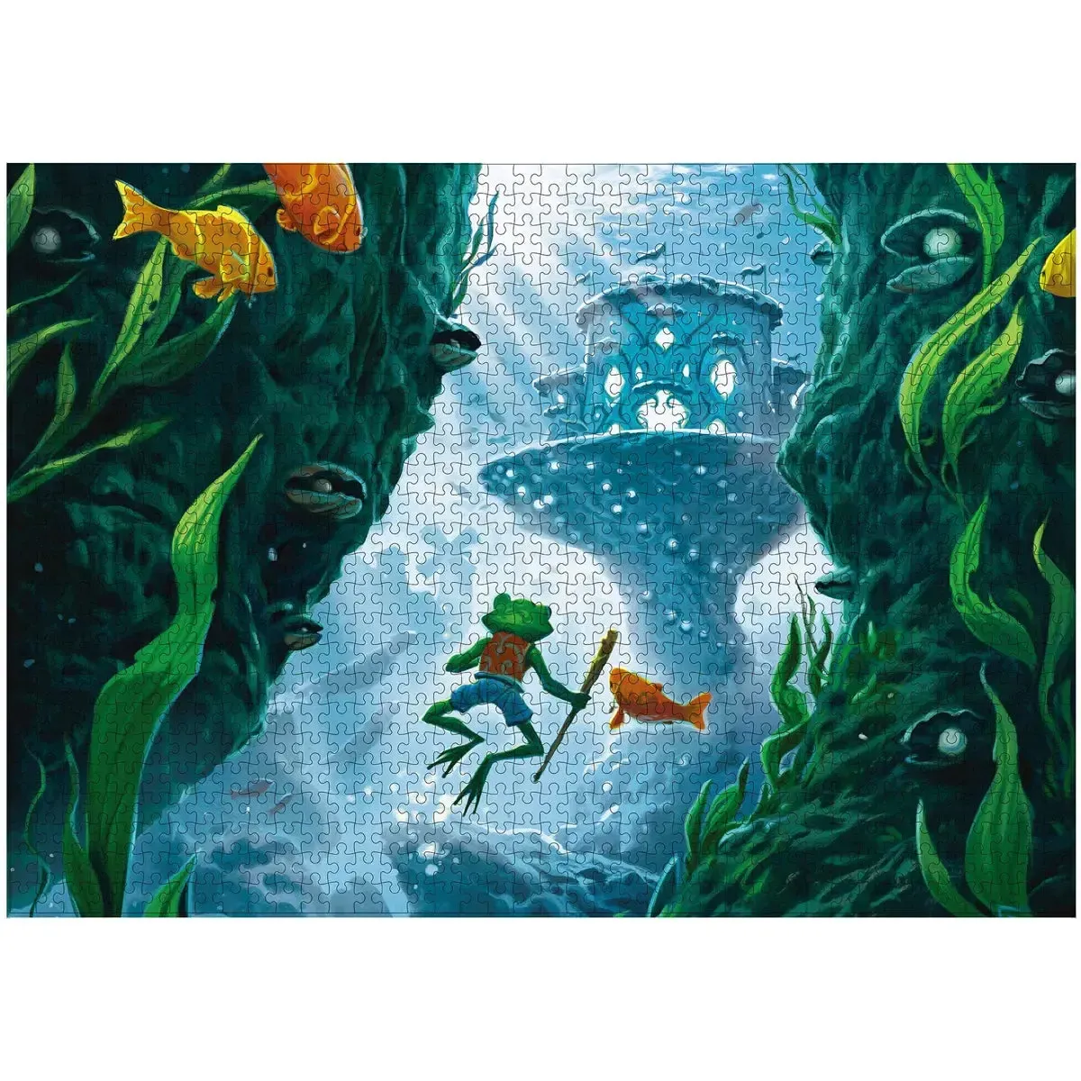Everdell - Artwork of Pearlbrook Depths Puzzle (1000 Pieces) - Tabletop Tycoon - Image 2