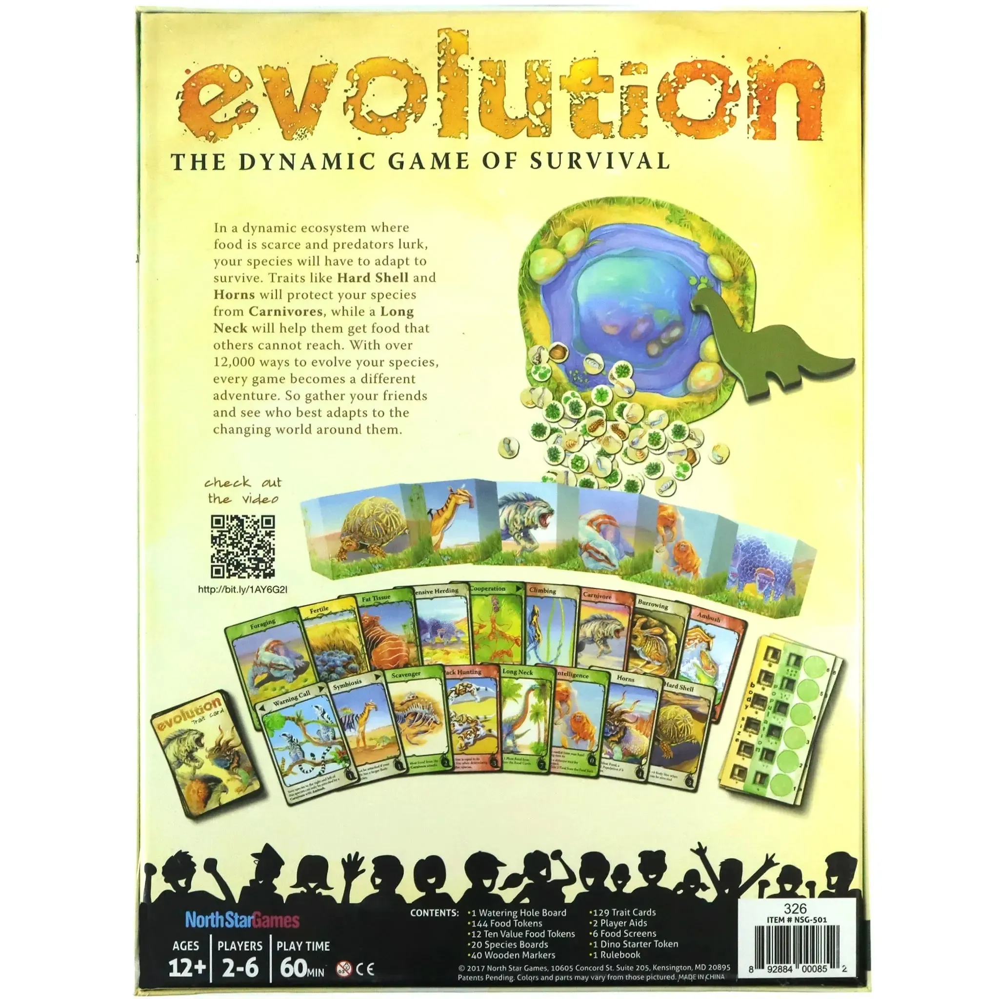 Evolution - Strategy Evolution Board Game for Family and Adults (2-6 Players, Ages 12+) - North Star Games - Image 3