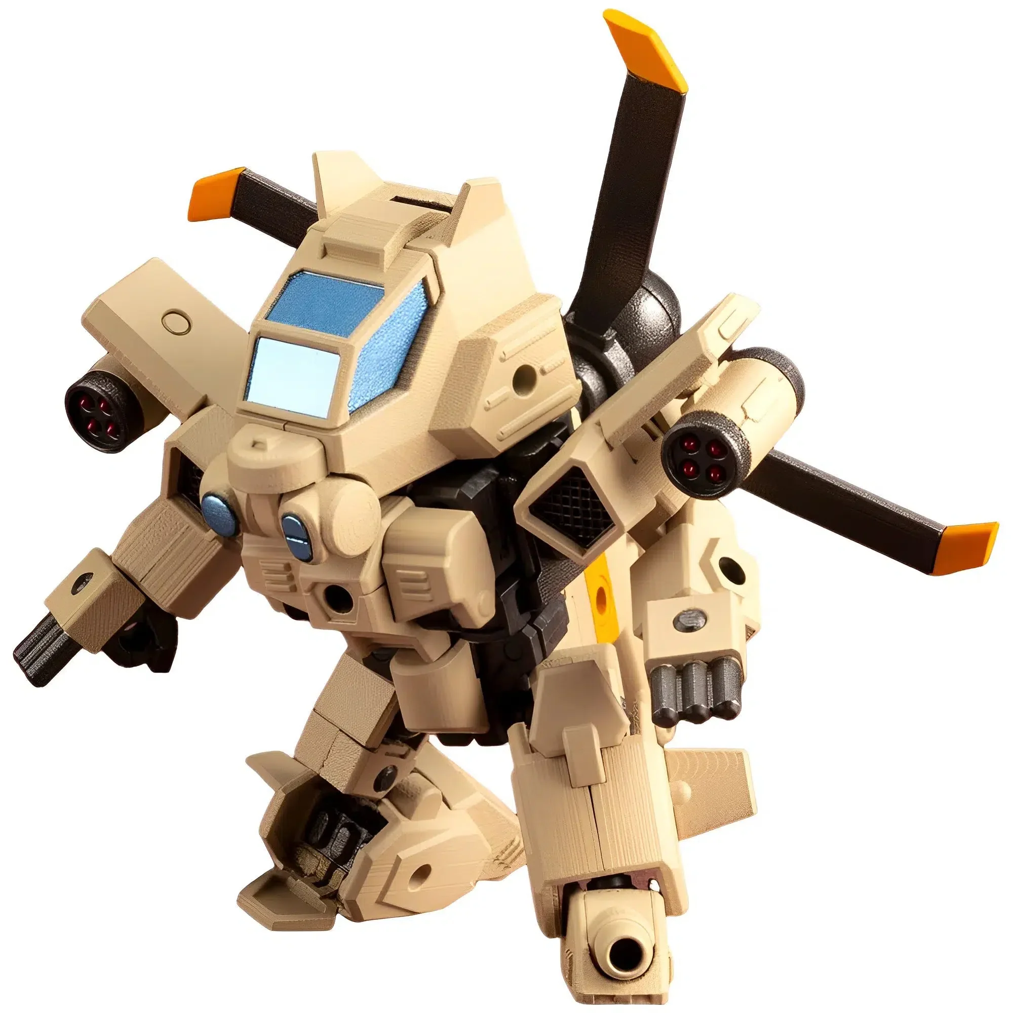 Evoroids - EVG-R01 JYRO-N Combat Helicopter Mecha Figure Model Kit (Plastic) - Kotobukiya - (ER005) - Image 3